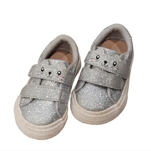 Glitter cat shoes